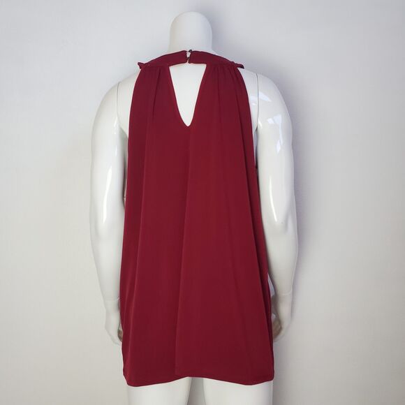 NEW Tempted Plus Size Maroon Beaded Tank - Picture 3 of 8